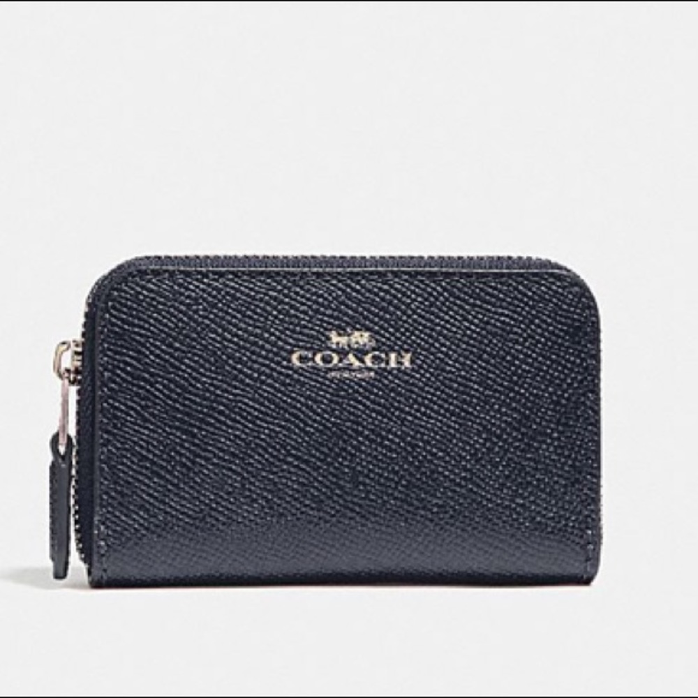 coach zip around coin purse